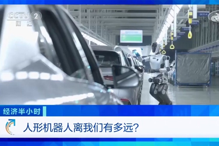中央电视台《经济半小时》栏目对今年会官方网站机器人的专题报道